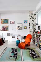 Eclectic living room