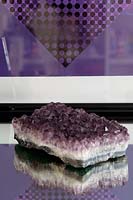 Purple mineral stone 