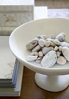Bowl of pebbles