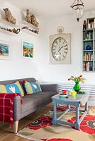 Colourful corner of living room