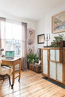 Study with vintage furniture
