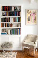 White bookcase
