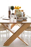 Wooden dining table 