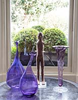 Purple glassware