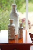 Textured vases