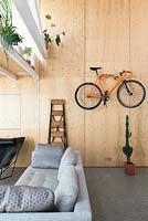 Wall mounted bicycle