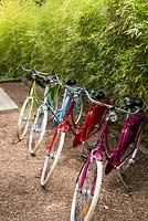 Colourful bicycles