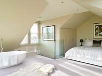 Bedroom with bath