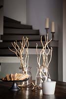 Rustic table decorations