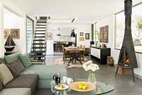 Contemporary open plan living space