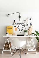 Eames chair at desk