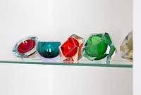 Colourful glassware