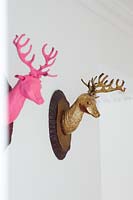 Stags head ornaments