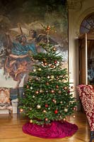 Christmas tree in the high saloon, Castle Howard