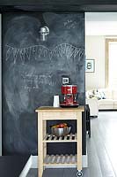 Chalkboard in kitchen