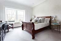 Classic bedroom with sleigh bed