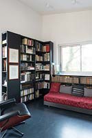 Black bookcase