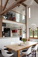 Double height dining area