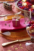 Colourful table setting