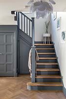 Grey staircase