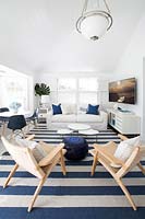 Coastal style living room