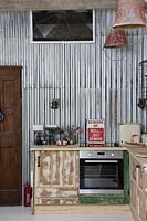 Rustic kitchen units