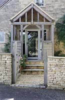 Entrance to converted lodge