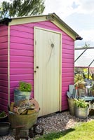 Pink shed
