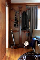 Wooden coat rack 