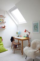 Desk in childs bedroom