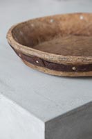 Rustic wooden bowl