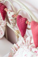 Heart shaped decorations
