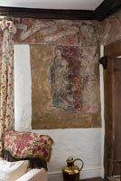 Wall painting uncovered in the 1920's - Cothay Manor