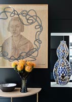 Eclectic artwork and accessories
