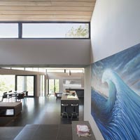 Contemporary open plan living space