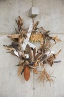 Wreath made from natural materials