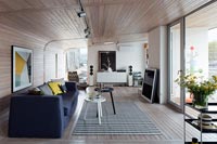 Houseboat interior