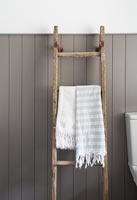 Rustic towel rail