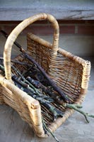 Basket of twigs