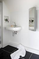 Compact bathroom sink