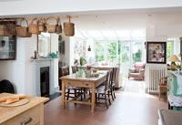Kitchen diner and conservatory