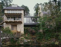 House overlooking lake