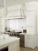 White kitchen units