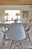 Dining room with Eames chairs
