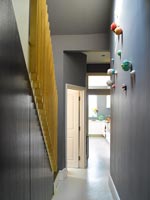 Wall mounted ornaments in hallway