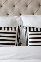 Striped cushions