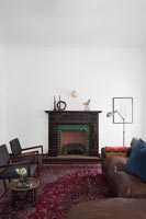 Living room with period fireplace