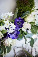 Wreath of Roses, Anemones and Narcissus