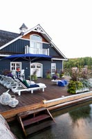 Boathouse and deck