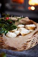Basket of mince pies